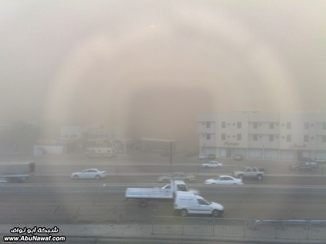 صور، فيديو : غبار الرياض يوم الثلاثاء