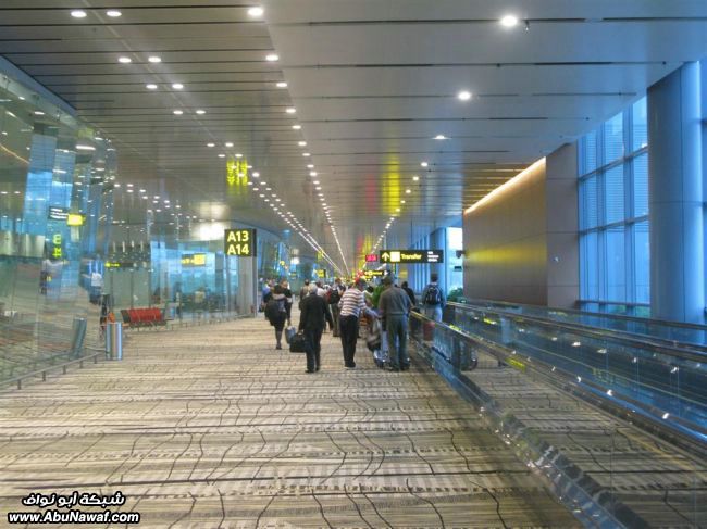 صور : مطار سنغافورهـ ومتعة الإنتظار