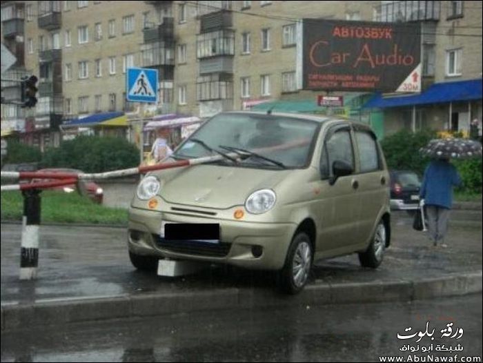 فيديو + صور : مسوي يبي يخمس على الواقف