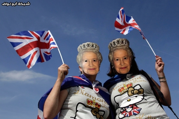 صور من احتفالات بريطانيا بمرور 60 سنة على تولي الملكة اليزابيث