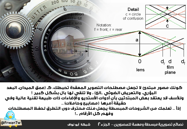 نصائح تصويرية مبسطة ومهمة للمصورين - ( 2 )