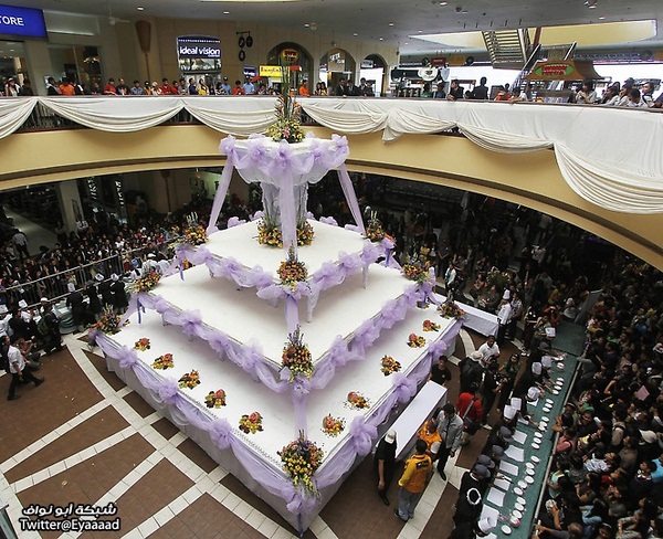 صور حول العالم : أكبر كعكة زفاف + معرض \
