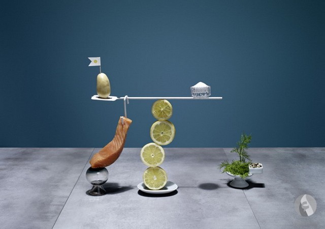 تطبيق فني على التوازن الغذائي (4 صور)